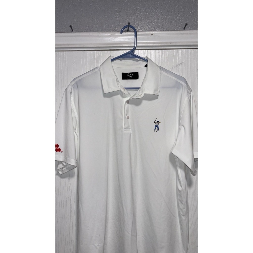 Eastside Golf Shirt Mens Large Performance Polo Athleisure Quick Dry Logo Nylon